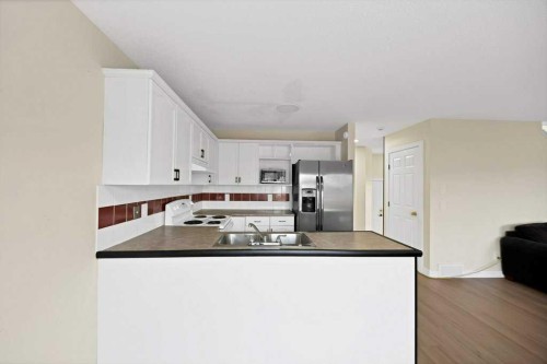 5934 Saddlehorn Drive Ne, Calgary, AB - Indoor Photo Showing Kitchen With Double Sink