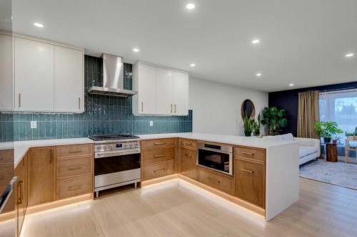 732 Lake Ontario Drive Se, Calgary, AB - Indoor Photo Showing Kitchen With Upgraded Kitchen