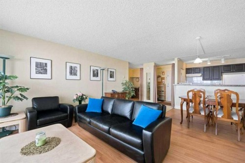 1602-221 6 Avenue Se, Calgary, AB - Indoor Photo Showing Living Room