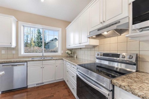 10 Tusslewood Heights Nw, Calgary, AB - Indoor Photo Showing Kitchen With Double Sink