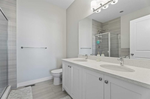 1191 Channelside Drive Sw, Airdrie, AB - Indoor Photo Showing Bathroom