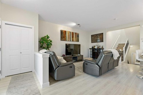 1191 Channelside Drive Sw, Airdrie, AB - Indoor Photo Showing Living Room