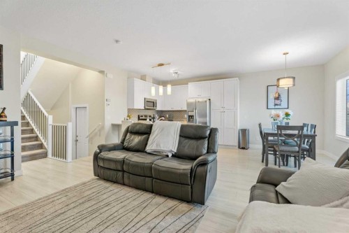 1191 Channelside Drive Sw, Airdrie, AB - Indoor Photo Showing Living Room
