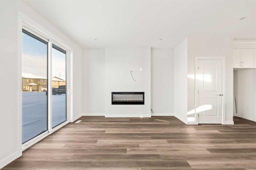 62 Setonvista Grove Se, Calgary, AB - Indoor With Fireplace