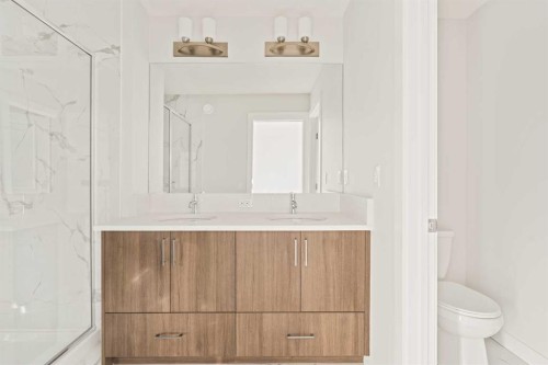 62 Setonvista Grove Se, Calgary, AB - Indoor Photo Showing Bathroom