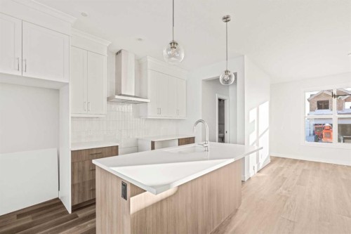 62 Setonvista Grove Se, Calgary, AB - Indoor Photo Showing Kitchen