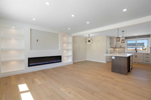 924 Canna Crescent Sw, Calgary, AB - Indoor With Fireplace