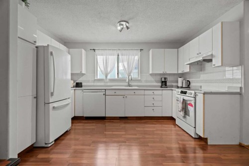 6938 Laguna Way Ne, Calgary, AB - Indoor Photo Showing Kitchen With Double Sink