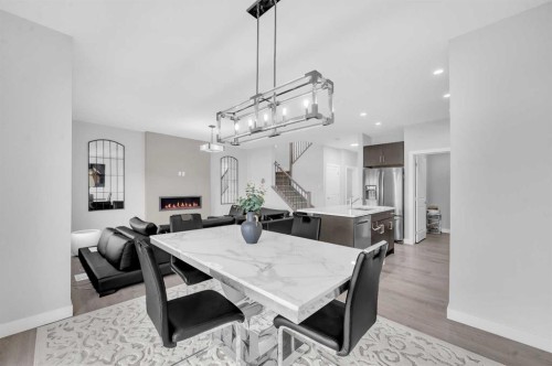 568 Cornerstone Avenue Ne, Calgary, AB - Indoor Photo Showing Dining Room