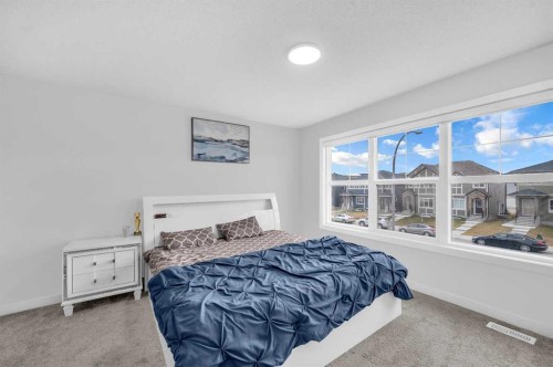 568 Cornerstone Avenue Ne, Calgary, AB - Indoor Photo Showing Bedroom