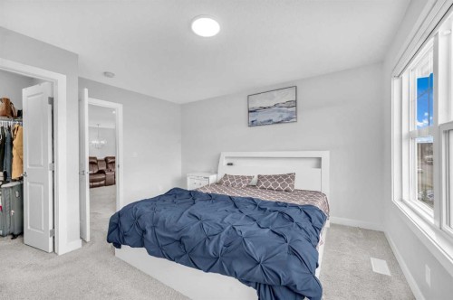 568 Cornerstone Avenue Ne, Calgary, AB - Indoor Photo Showing Bedroom