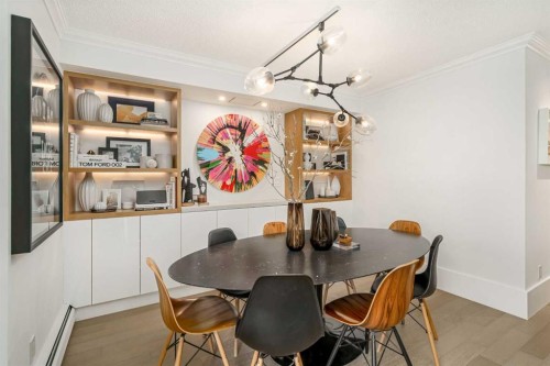 71D-231 Heritage Drive Se, Calgary, AB - Indoor Photo Showing Dining Room