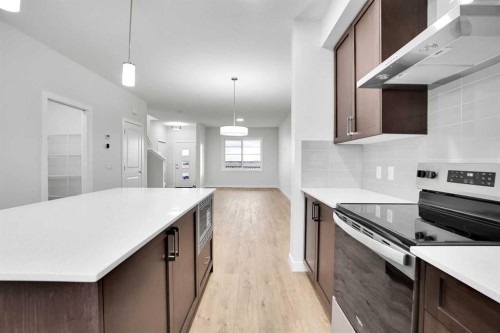 2007 Cornerstone Boulevard Ne, Calgary, AB - Indoor Photo Showing Kitchen With Upgraded Kitchen