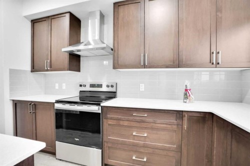 2007 Cornerstone Boulevard Ne, Calgary, AB - Indoor Photo Showing Kitchen With Upgraded Kitchen