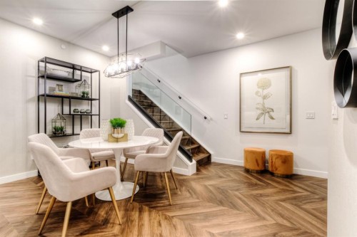 114-8505 Broadcast Avenue Sw, Calgary, AB - Indoor Photo Showing Dining Room