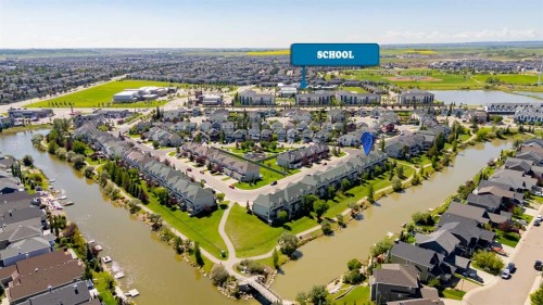 220 Bayside Point Sw, Airdrie, AB - Outdoor With Body Of Water With View