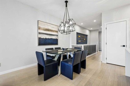 709 Marine Drive Se, Calgary, AB - Indoor Photo Showing Dining Room