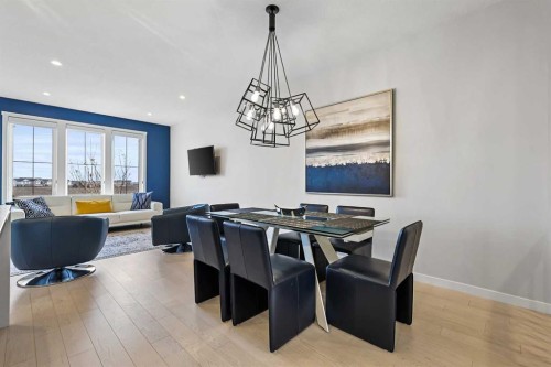 709 Marine Drive Se, Calgary, AB - Indoor Photo Showing Dining Room