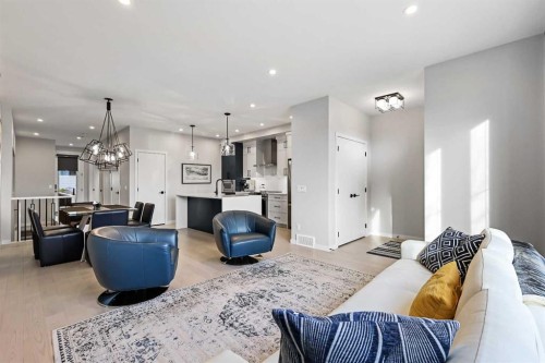 709 Marine Drive Se, Calgary, AB - Indoor Photo Showing Living Room