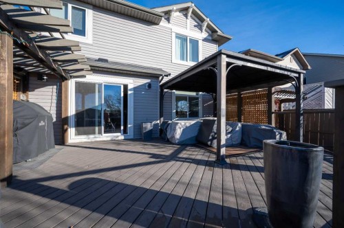 82 Chapalina Close Se, Calgary, AB - Outdoor With Deck Patio Veranda
