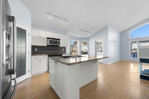 58 Chaparral Close Se, Calgary, AB - Indoor Photo Showing Kitchen With Upgraded Kitchen
