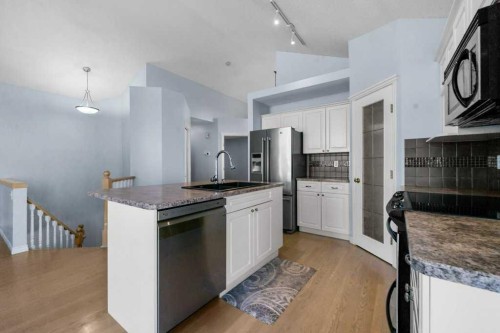58 Chaparral Close Se, Calgary, AB - Indoor Photo Showing Kitchen With Upgraded Kitchen