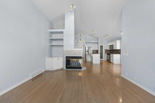 58 Chaparral Close Se, Calgary, AB - Indoor With Fireplace