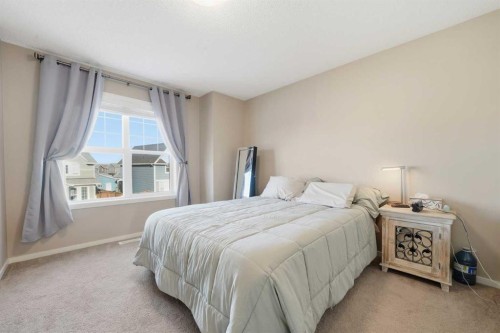 17 Auburn Meadows Link Se, Calgary, AB - Indoor Photo Showing Bedroom