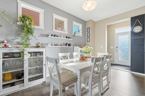 17 Auburn Meadows Link Se, Calgary, AB - Indoor Photo Showing Dining Room