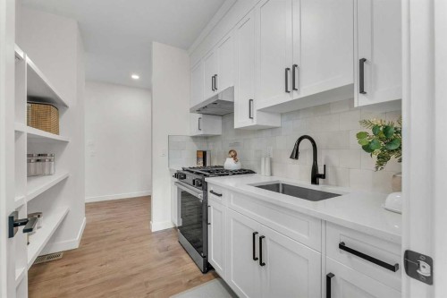 303 Kinniburgh Loop, Chestermere, AB - Indoor Photo Showing Kitchen With Upgraded Kitchen