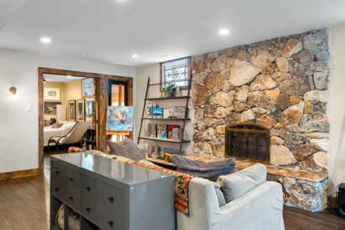 7 Creston Crescent Nw, Calgary, AB - Indoor With Fireplace