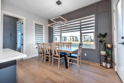 66 Waterford Road, Chestermere, AB - Indoor Photo Showing Dining Room
