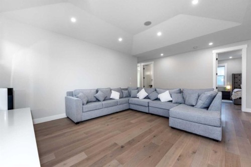 66 Waterford Road, Chestermere, AB - Indoor Photo Showing Living Room