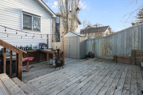 204 Hidden Spring Green Nw, Calgary, AB - Outdoor With Deck Patio Veranda With Exterior