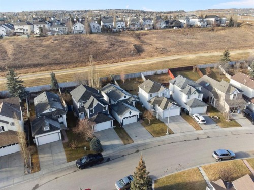 204 Hidden Spring Green Nw, Calgary, AB - Outdoor With View