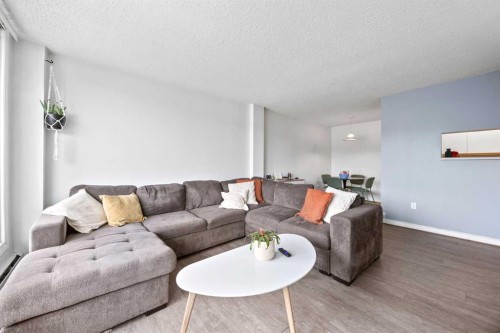 438-1421 7 Avenue Nw, Calgary, AB - Indoor Photo Showing Living Room