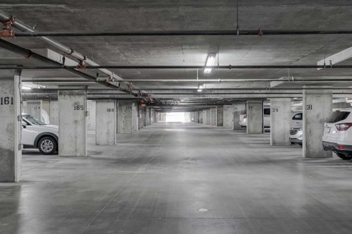 1318-604 East Lake Boulevard Ne, Airdrie, AB - Indoor Photo Showing Garage