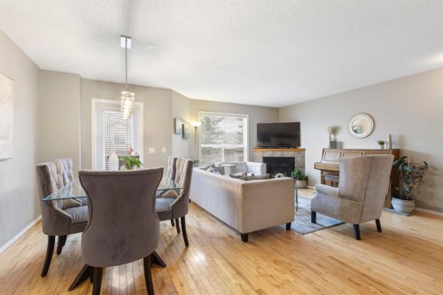 120 Douglas Glen Park Se, Calgary, AB - Indoor With Fireplace