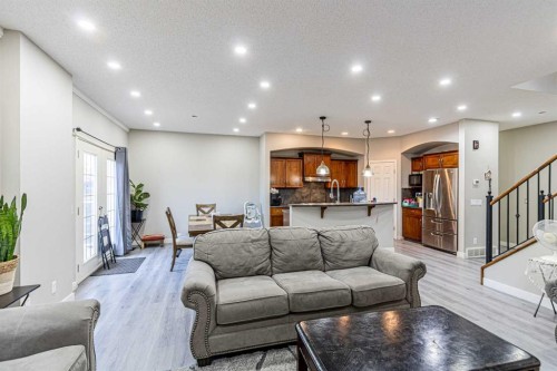 183 West Creek Landing, Chestermere, AB - Indoor Photo Showing Living Room
