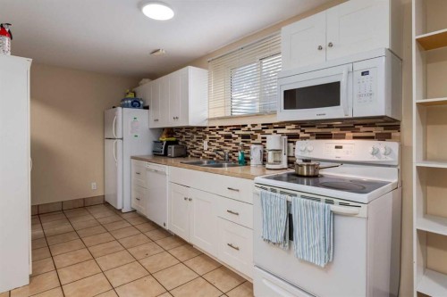 1321 39 Street Se, Calgary, AB - Indoor Photo Showing Kitchen With Double Sink