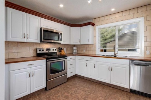 1321 39 Street Se, Calgary, AB - Indoor Photo Showing Kitchen With Double Sink