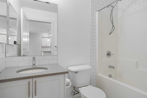 308-100 Auburn Meadows Manor Se, Calgary, AB - Indoor Photo Showing Bathroom