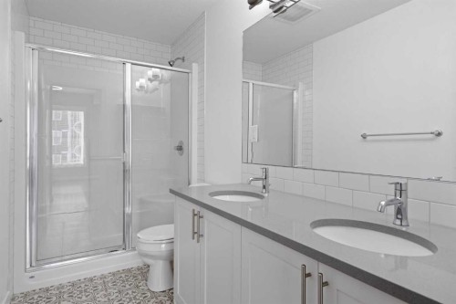 308-100 Auburn Meadows Manor Se, Calgary, AB - Indoor Photo Showing Bathroom