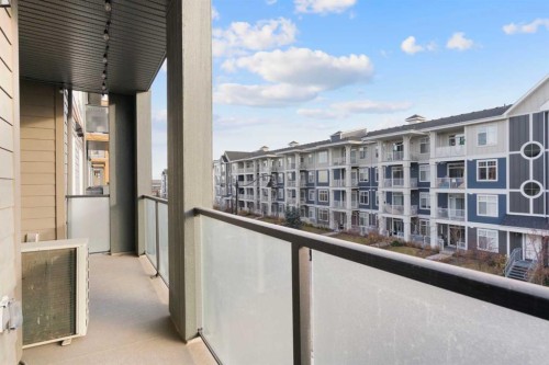 308-100 Auburn Meadows Manor Se, Calgary, AB - Outdoor With Balcony With Exterior