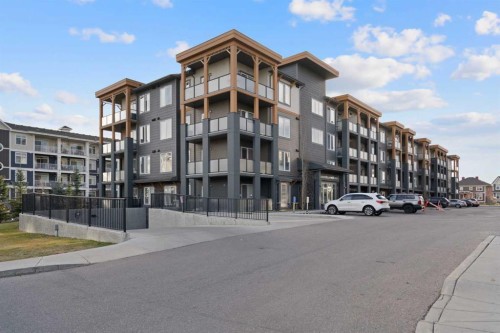 308-100 Auburn Meadows Manor Se, Calgary, AB - Outdoor With Balcony With Facade