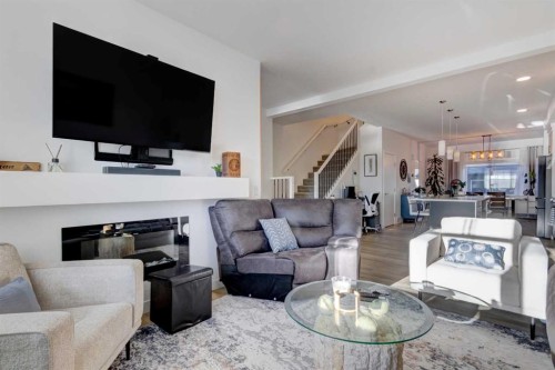 570 Legacy Circle Se, Calgary, AB - Indoor Photo Showing Living Room