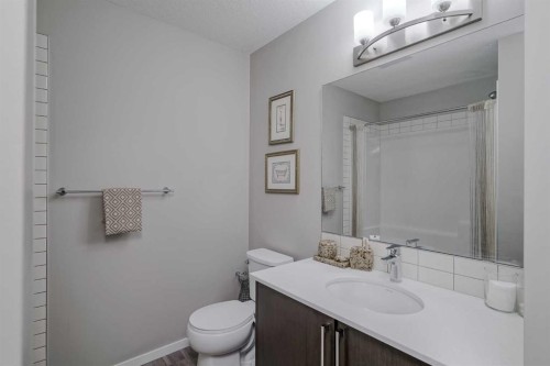 203-130 Redstone Walk Ne, Calgary, AB - Indoor Photo Showing Bathroom
