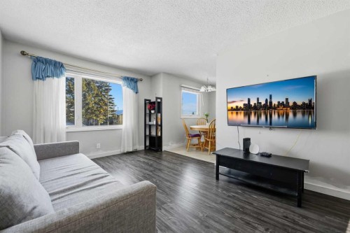 923 Marcombe Drive Ne, Calgary, AB - Indoor Photo Showing Living Room