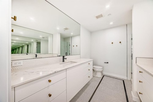 410-8505 Broadcast Avenue Sw, Calgary, AB - Indoor Photo Showing Bathroom