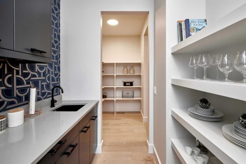 218 Aspen Summit Place Sw, Calgary, AB - Indoor Photo Showing Kitchen